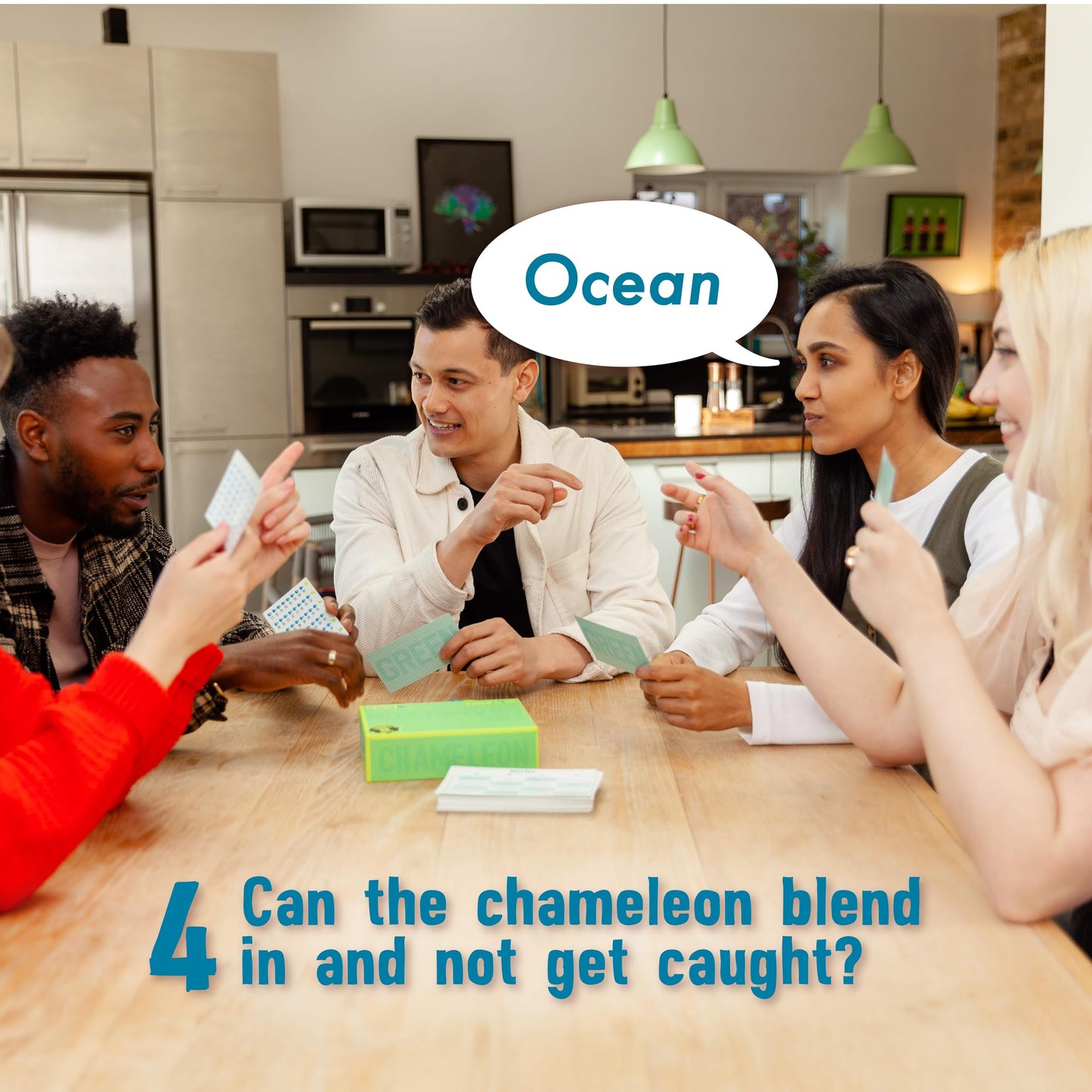 The Chameleon Board Game: A Spot-The-Imposter Game For Families & Friends | Includes 80 Extra Secret Words…
