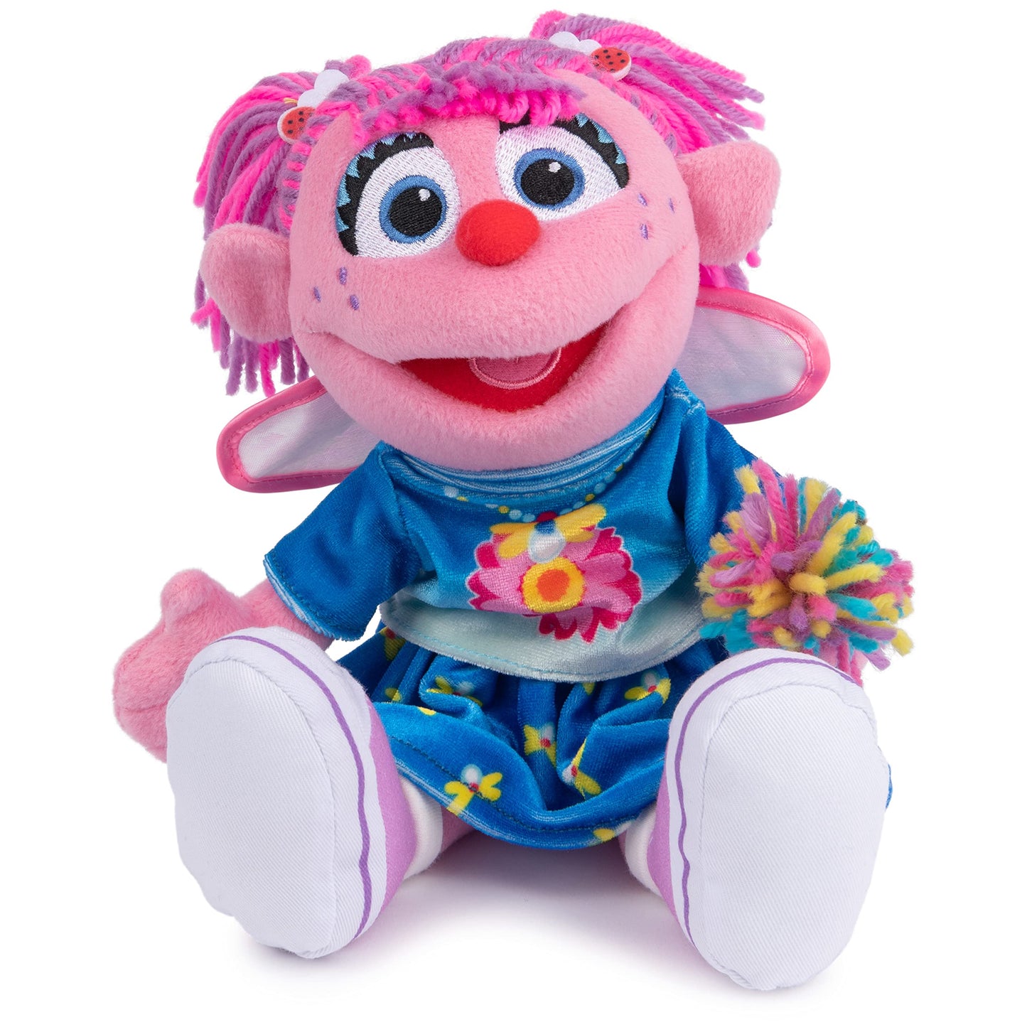 Gund Sesame Street Official Abby Cadabby Muppet Plush, Premium Plush Toy For Ages 1 & Up, Pink/Blue, 11   