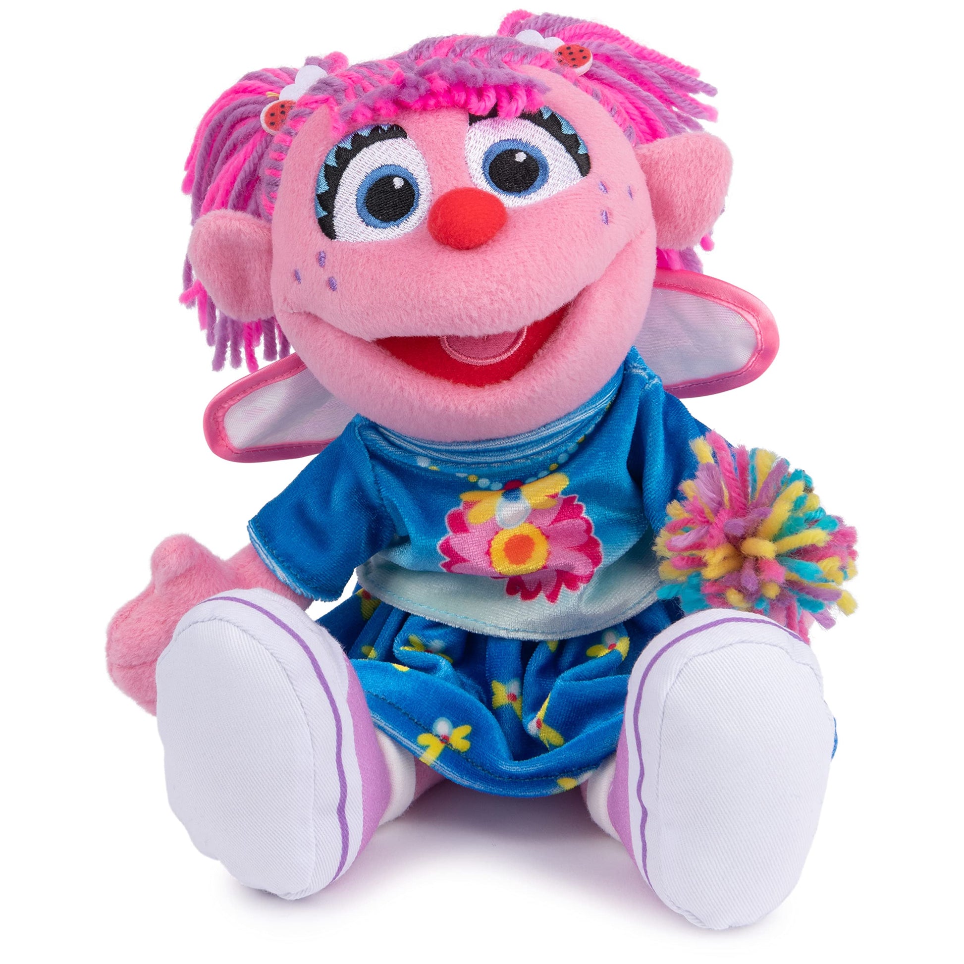 Gund Sesame Street Official Abby Cadabby Muppet Plush, Premium Plush Toy For Ages 1 & Up, Pink/Blue, 11   