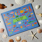 CUPKIN Ocean Sticker Book for Kids - 500+ Shark Stickers, 12 Scenes, Coloring Pages - Deep Sea Gift, Ages 2-8, Model SB-DEEPSEA