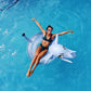 Poolcandy Inflatable Animal Pool Tubes & Swim Rings (Elephant Glitter Filled 48'' Inch Animal Pool Tube Swim Ring)