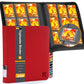 KarlyPro Top Loader Binder Holds 288 Plastic 3x4 Sleeves in Cards Storage 9-Pocket enhanced Zip Album Collection Binder forTCG MTG Cards Baseball Cards for Other Trading Cards in 3 x 4 Sleeves-Red