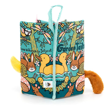 Jellycat Garden Tails: A Soft Activity Baby Book Children'S Book - Baby Gift