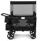 Wagon Stroller for 2 Kids, High Seat & 5 Point Harness, Foldable All-Terrain Wagon for Toddler with Canopy, Parent Organizer, Sh