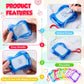 72 Pieces Mini Magnetic Drawing Board for Kids, Backpack Keychain Clip Drawing Boards Erasable Doodle Board Sketch Pad for Kids