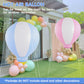 XLYLKS 3FT Inflatable Hot Air Balloon Decoration - Blue PVC for Baby Shower & Birthday Parties, Includes Air Pump, 38 x 33 x 38 inches