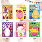 36 Sheet Easter Stickers For Kids,Easter Basket Stuffers,Make A Face Easter Stickers With Easter Animal Egg Themed,Make Your Own