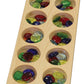 Maple Landmark Mancala Game - Made in USA, Glass Material, Classic Board Game