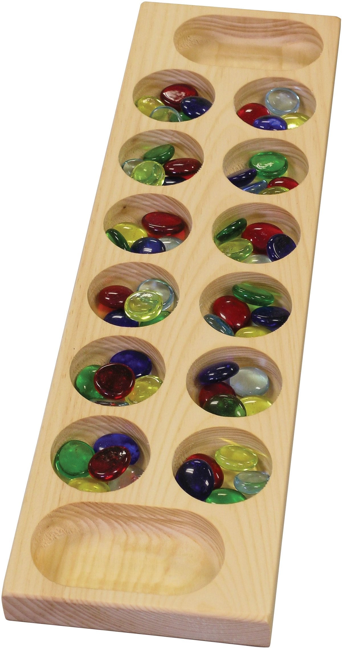 Maple Landmark Mancala Game - Made in USA, Glass Material, Classic Board Game