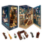 Strucwood Diy Magic Book Nook Kit Miniature House Kit Tiny House Bookshelf Decor 3D Wood Puzzle Dollhouse For Adults - Magic Pot
