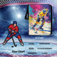 Hockey Card Binder 900 Pockets  Trading Card Binder Sports Card Binder 50 Removable Double Sided Sleeves with Zipper 3-Ring  Hockey Card Holder Baseball Football Soccer Collector Storage Album