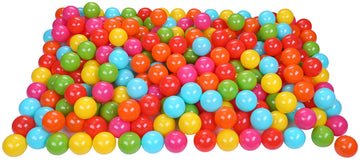 Elevon 2.3-Inch Phthalate Free Bpa Free Non-Toxic Crush Proof Play Balls Pit Balls- 6 Bright Colors In Reusable And Durable Stor