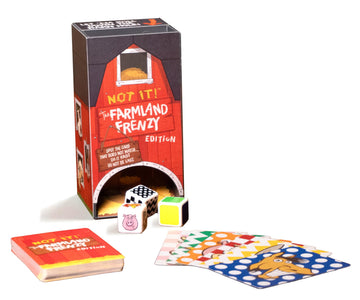 The Good Game Company Not It Dice Game for Kids - Strategy Card Game, 3+ Players, Ages 6+, Fun Family Night Activity, White