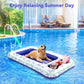 Pawaboo Dog Pool Float, Inflatable Pet Pool Floats For Medium Large Dogs Up To 220 Lbs, Dog Raft And Float For Pool With Dual Ha