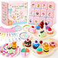 Shuttle Art Air Dry Clay For Kids  Cake Time, 51 Pcs Modeling Clay Kit With Sculpting Tools And Tutorials, Safe & NonSticky, C