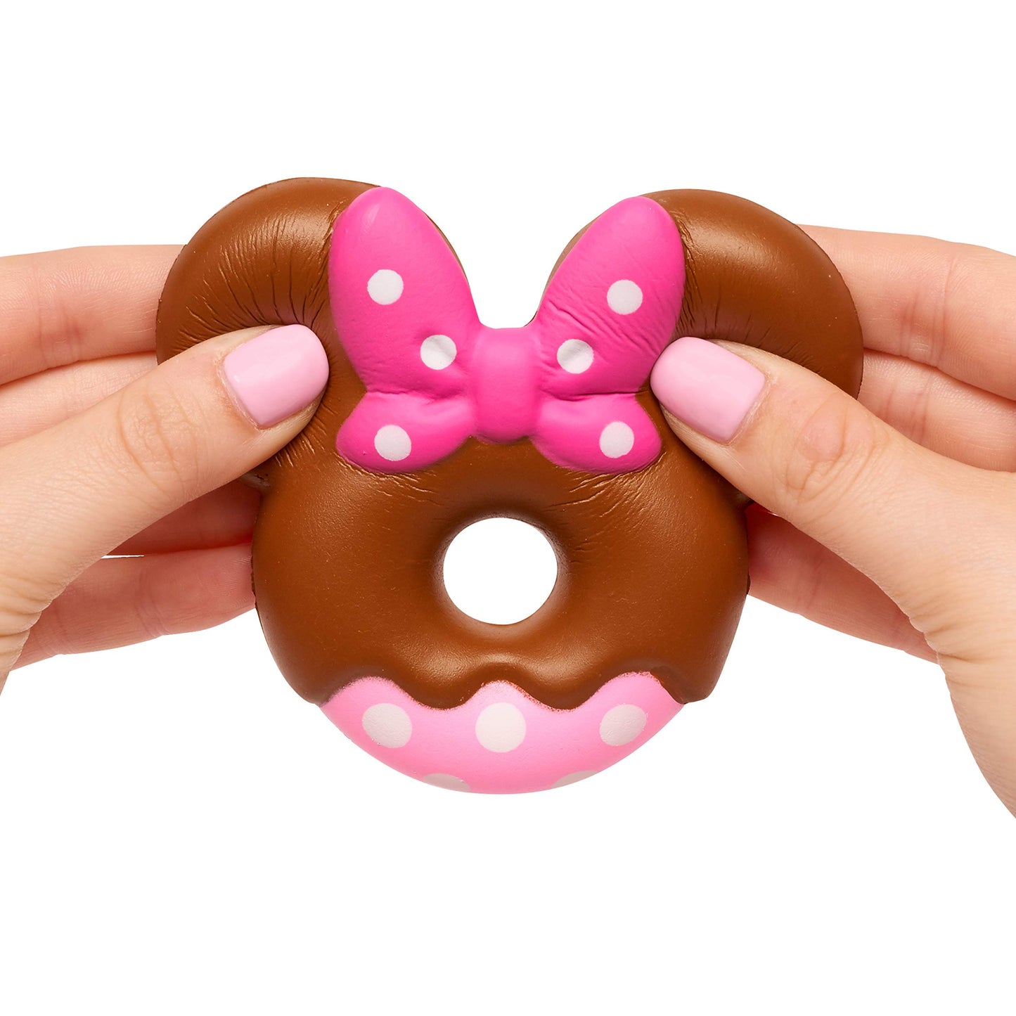 Kawaii Squeezies Minnie Donut - Small Multicolor Plastic Toy, Model 75410