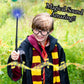 Light Up Magic Wand For Kids Sound Wizard Witch Illuminating Toy Brown Black