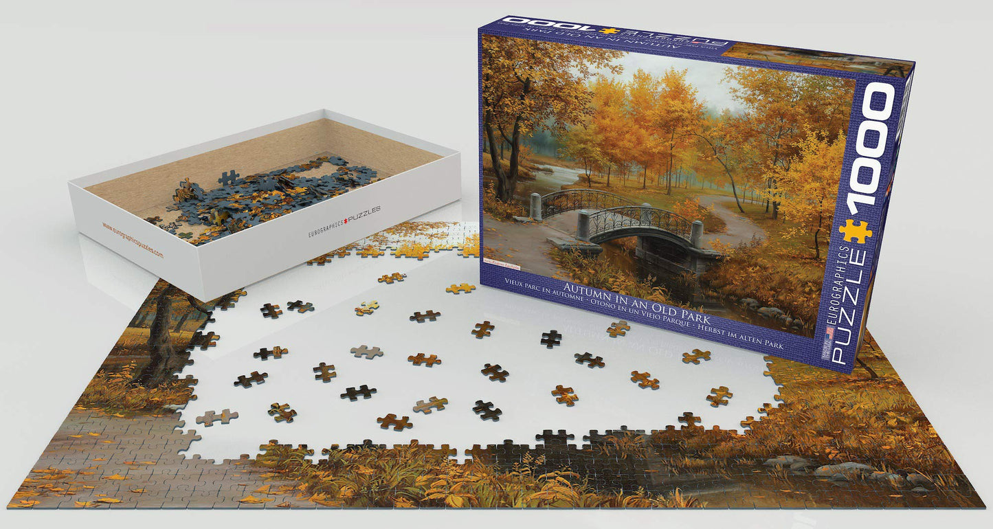 Eurographics Autumn In An Old Park By Eugene Lushpin 1000-Piece Puzzle