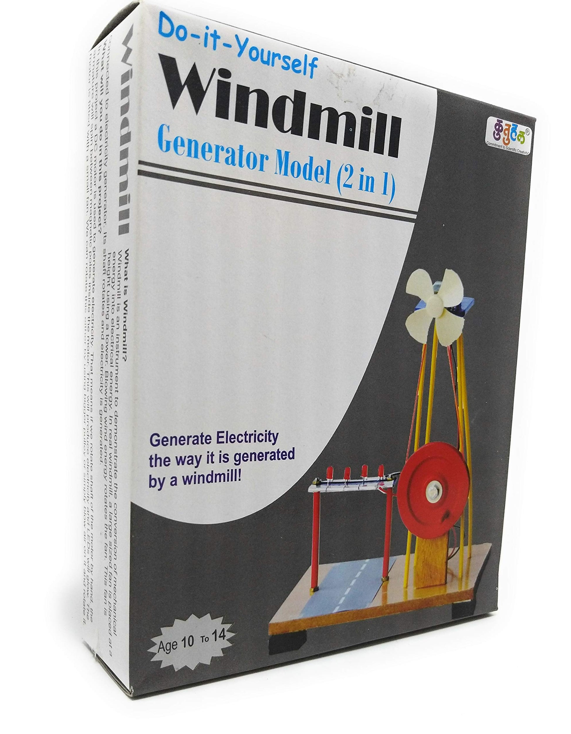 Kutuhal Wind Mill Making Kit. Do It Yourself. Working Model. Educational Teaching Aid. School Project. Science Activity Kit. Diy