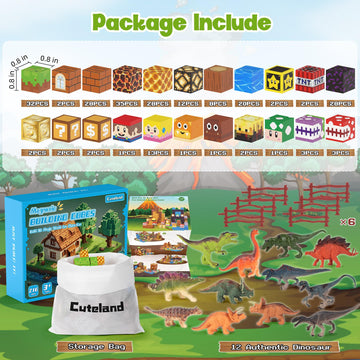 Cuteland Magnetic Blocks 216Pcs Game Style, Magnetic Building Blocks For Boys 6-8, Toys Gift For 6+ Year Old Kids