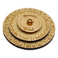 Creative Escape Rooms Wooden Caesar Cipher Secret Decoder Wheel - 4.4 Escape Room Prop, Spy & Detective Kit Puzzle, Educational 