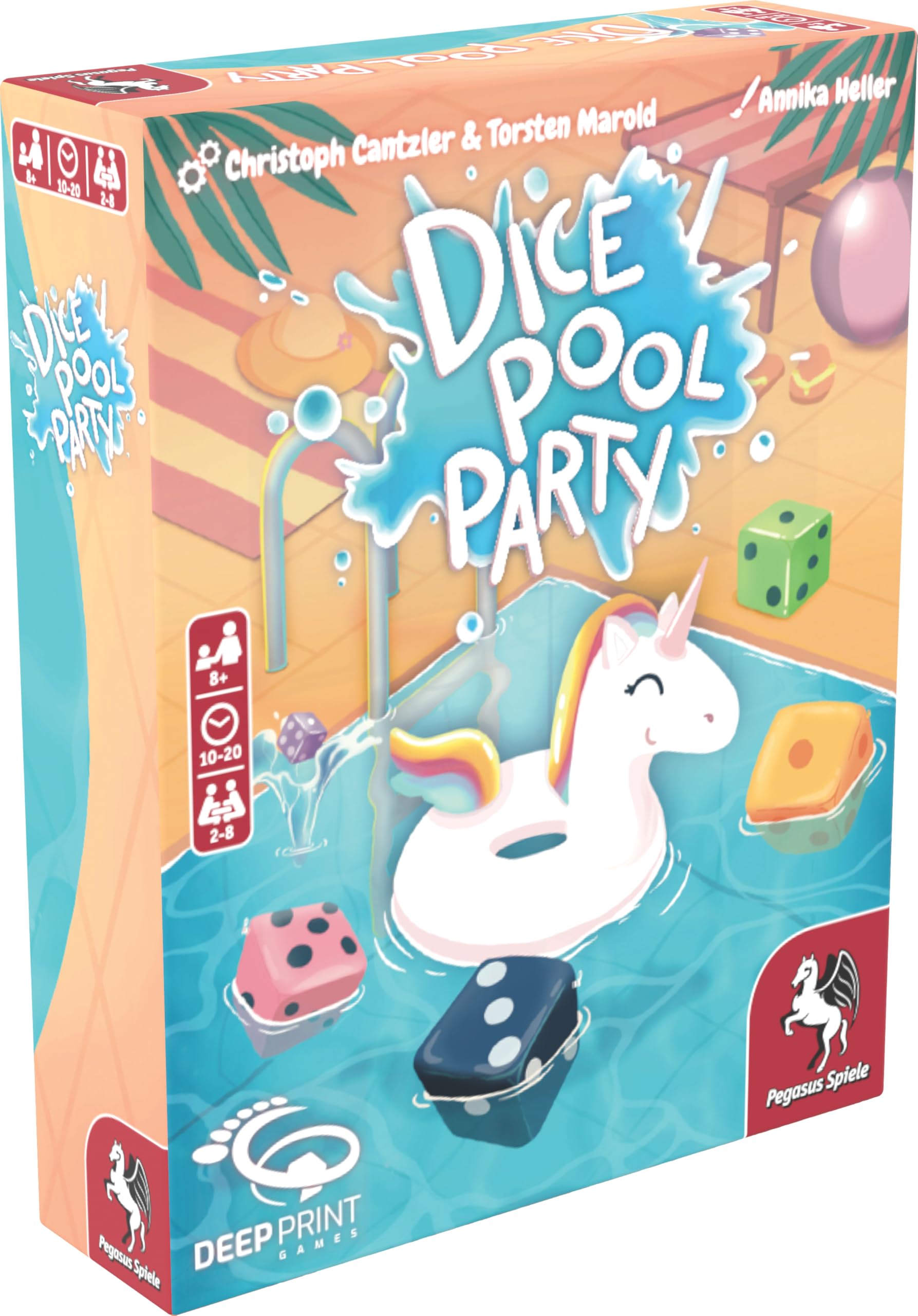 Pegasus Spiele Dice Pool Party (Deep Print Games) (English Edtion)