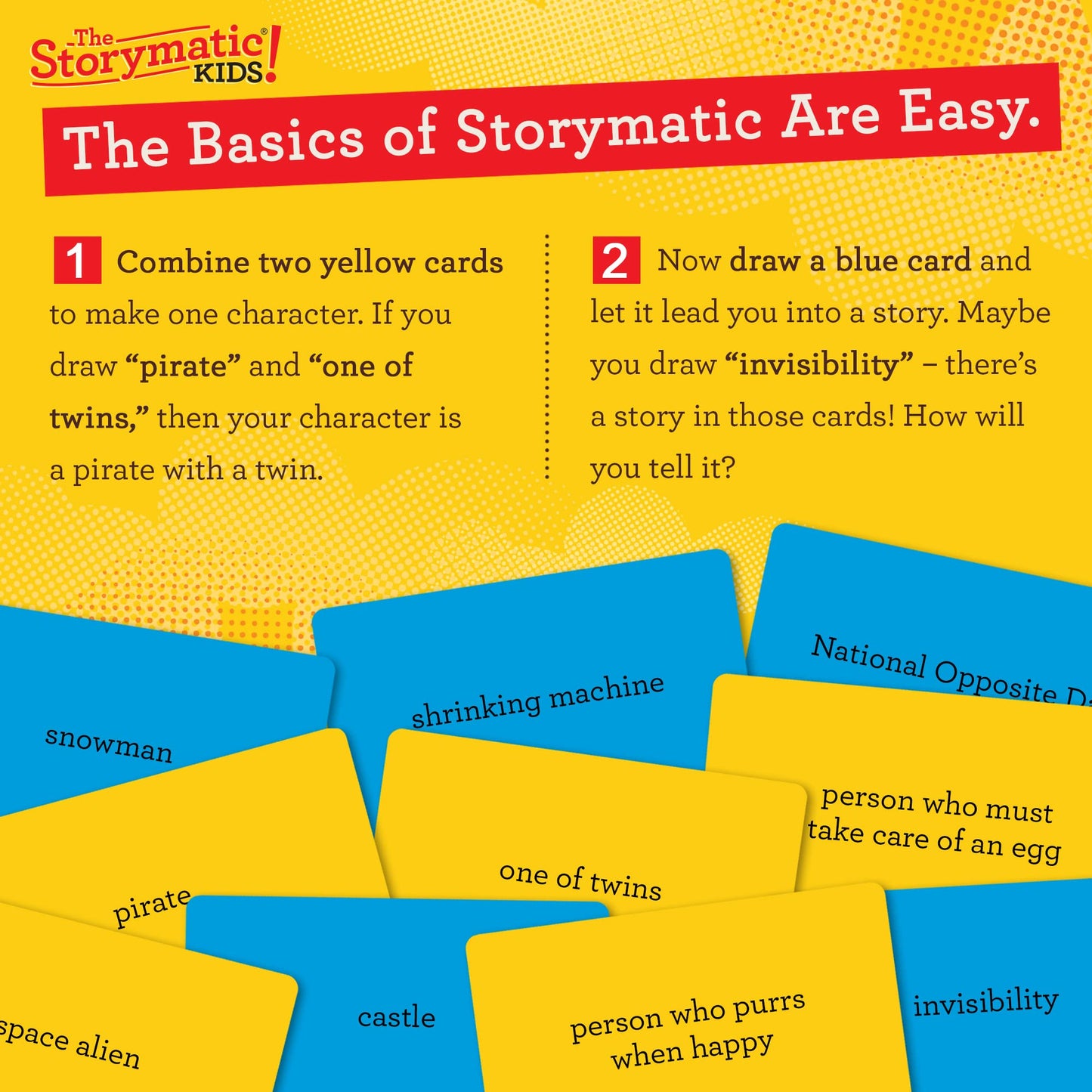 The Storymatic Kids – Writing Prompts For Young Writers – Storytelling Games – Teacher Tool