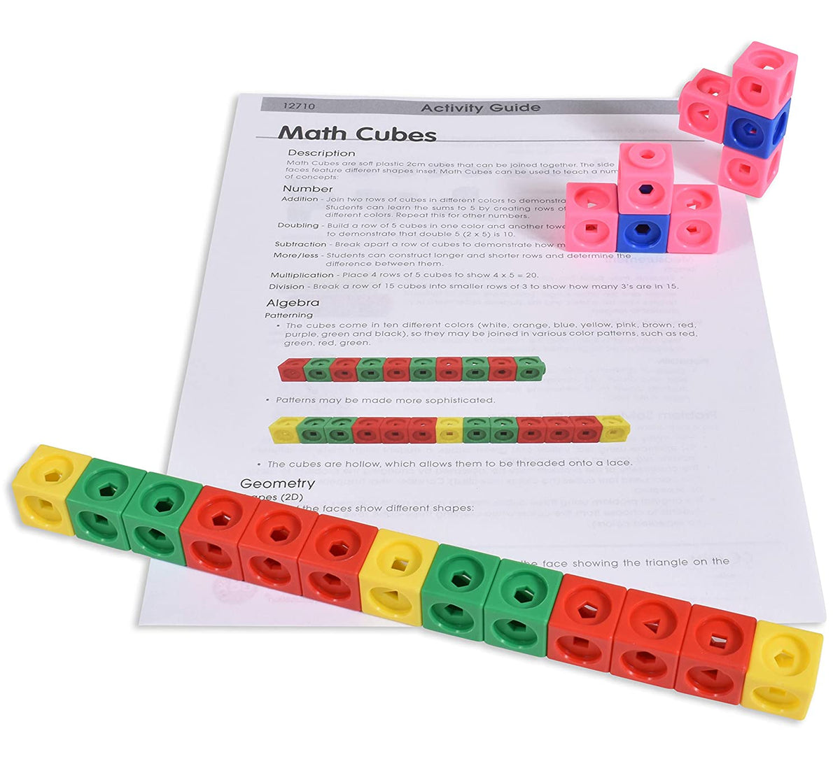 Shapes and Colors Mathematical Towers