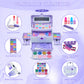 Kids Makeup Kit for Girl - 57PCS Kids Toys Make Up Set,Non Toxic & Washable Little Girls Toddler Toy,Princess Toys Play Makeup f