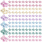 Kigley 120 Pcs Glitter Mini Dinosaur Figures Glitter Mini Resin Dinosaurs Mini Dinosaurs Tiny Glitter Dinosaur Mini Dinosaur Toy