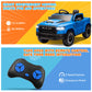 Enyopro Licensed Ram 1500 Ride On Truck, Electric Car For Kids & Toddlers, 12V Ride On Car With Remote Control, Key Start, Bluet