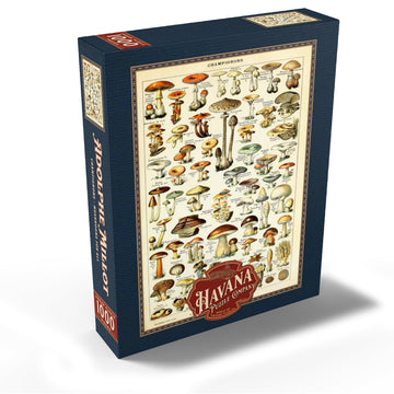 Mypuzzle Champignons - Mushrooms For All, Vintage Art Poster, Adolphe Millot - Premium 1000 Piece Jigsaw Puzzle For Adults