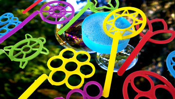 Bubble Wands, Large Bubble Wand Assortment, 8' Inches (1 Set)