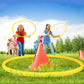 Liengoron 6Pcs Toy Hoop Bundle Pack 25    Color Plastic Toy Hoop For Kids Exercise Ring Snap Together Detachable Adjustable Weig
