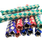 Zugar Land Cool Colorful Classic Bamboo Chinese Finger Traps (5') For Kids And Adults. (Light - Multi Color (12 Pack))