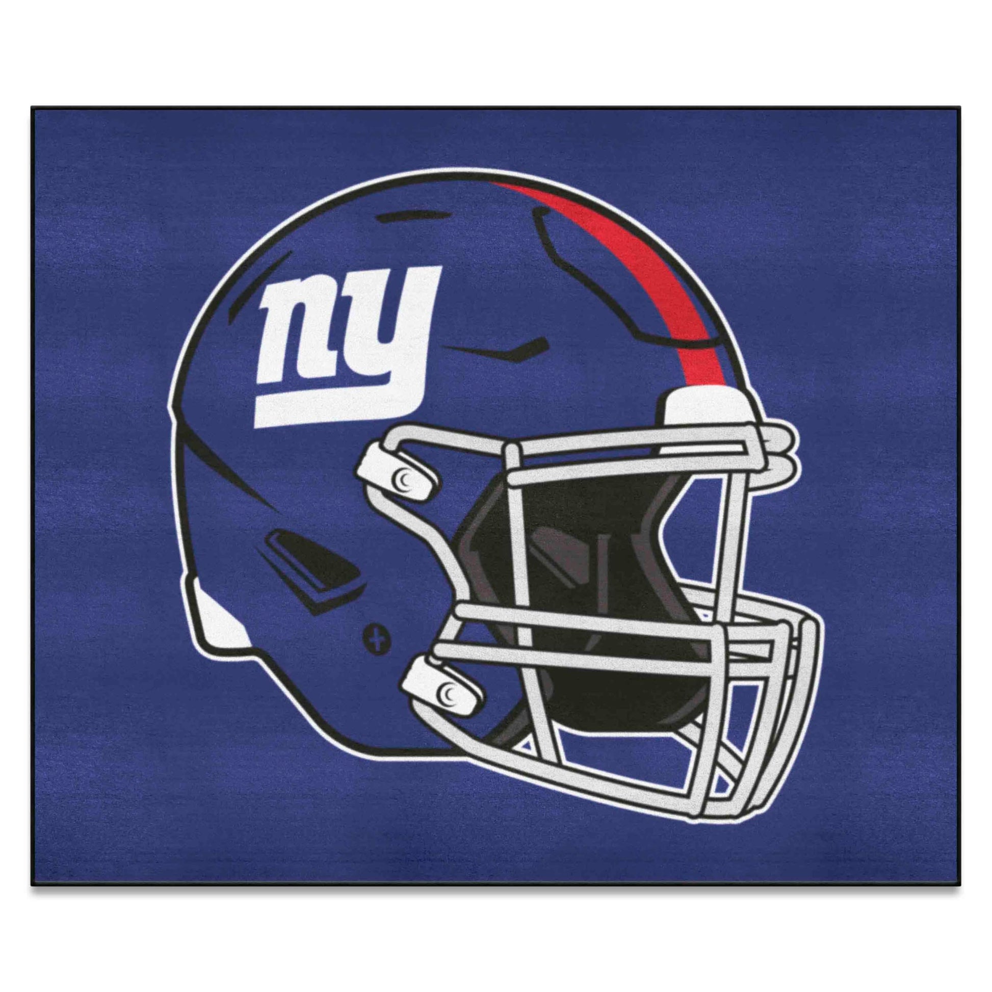 FANMATS 5808 New York Giants Tailgater Rug - 5ft. x 6ft. Sports Fan Area Rug, Home Decor Rug and Tailgating Mat - Giants Helmet 