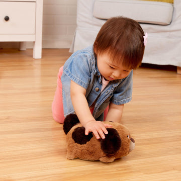 Battat – Plush Crawling Toy Dog – Interactive Stuffed Animal – Toy Puppy With Movement & Sounds – Tummy Time Toys For Toddlers – 12 Months + – Wag N' Waddle Pup