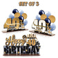 Lingteer Happy 40Th Birthday Gold Acrylic Table Topper Centerpieces Set - Cheers To Forty Years Old Birthday 40Th Bday Party Gift Decorations.
