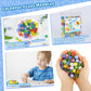 Lovestown 60Pcs Colorful Glass Marbles, 5/8Inch Mixed Color Marbles Glass Marbles For Kids Marlbes Games Retro Toys Vase Fillers