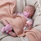Ksbd Reborn Baby Dolls - 18 Inch Realistic Newborn Baby Doll Delilah, Lifelike Girl Baby Doll With Advanced Veins, Real Life Sleeping Baby Doll With Weighted Soft Boby For Kids Age 3+ Gift