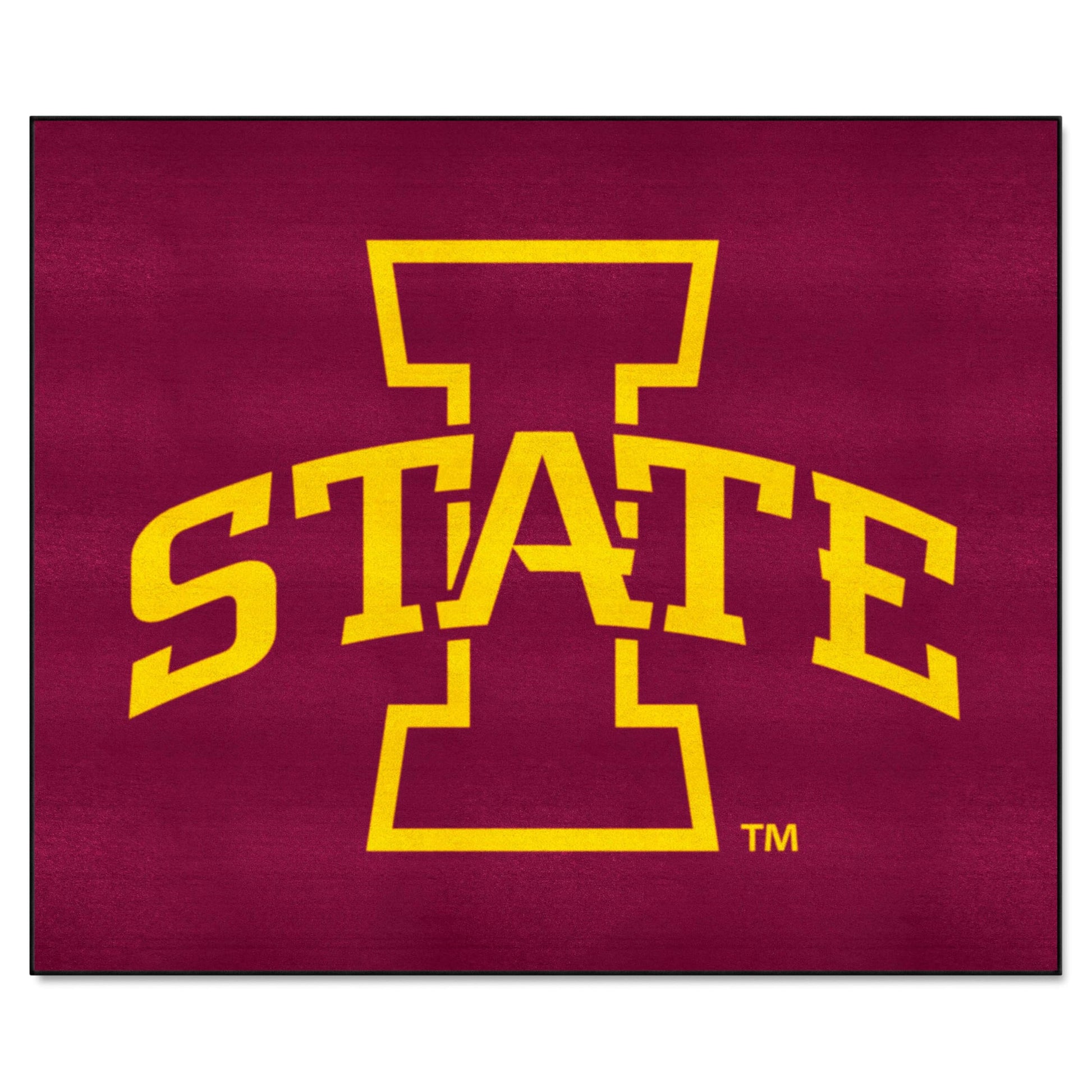 FANMATS 13 Iowa State Cyclones Tailgater Rug - 5ft. x 6ft. Sports Fan Area Rug, Home Decor Rug and Tailgating Mat