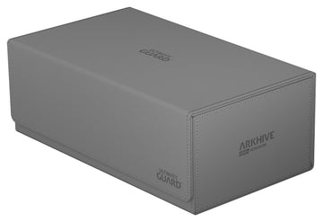 Ultimate Guard Arkhive 800+, Deck Case For 800 Double-Sleeved Tcg Cards, Grey, Compatible With Boulders, Magnetic Closure & Microfiber Inner Lining