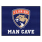 FANMATS 14433 Florida Panthers Man Cave All-Star Rug - 34 in. x 42.5 in.