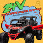 Kerryyoo Su5 24V Ride On Toys For Big Kids,4X200W,2 Seater Electric Ride On Utv 4Wd/2Wd,Eva Rubber Tires,4X4 Shock Absorbers,Rem