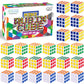 48 Pack Mini Rubix Cube Set - Bulk Rubix Cubes - Ultra Portable Fidget Cubes For Kids And Adults - 3D Puzzle For Fidgeting, Stress Relief, And Learning - Mini Puzzle Party Favors