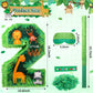 Jexine 3 Pcs 16 Inch Animal Number 2 Piata Jungle Animals Number Two Piata with Blindfold Bat and Confetti for Boy Zoo Themed 2n
