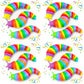 12Pcs Baby Sensory Fidget Slug Toys Pack, Asmr Travel Airplane Activities Road Trip Car Toy For Toddler Kids Figette Worm For Ad