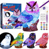 Laoese Paint Your Own Owl Lamp Kit, Art Supplies Arts & Crafts Kit, Painting Kit For Kids 6-12, Arts And Crafts For Kids Ages 8-