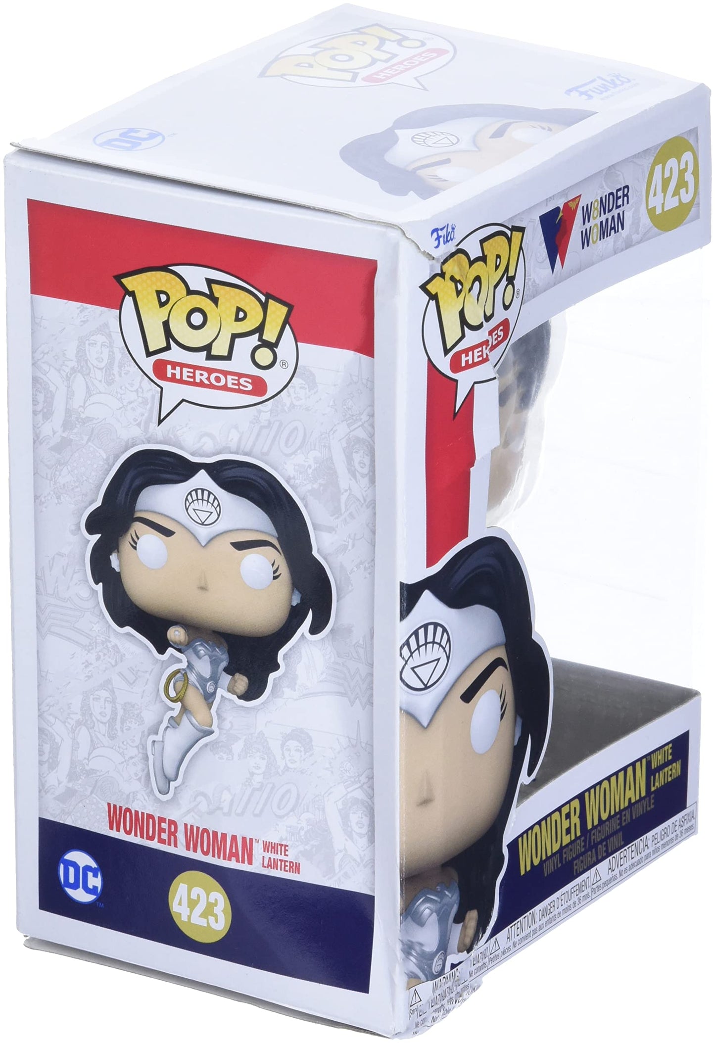 Funko Pop Heroes: Wonder Woman 80Th - Wonder Woman (White Lantern) (54988)
