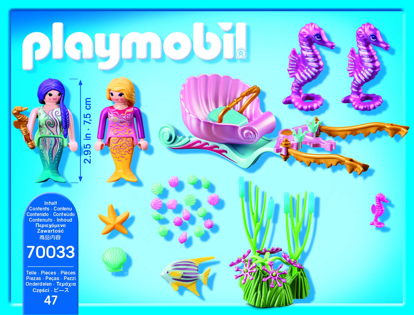 Playmobil Seahorse Carriage And Figure Pack Playset